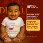 Little Spark Big Dhamaka Aishwarya Customize Onesie_Romper - Image 2