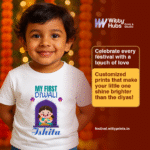 My First Diwali Ishita Customize T-Shirt - Image 2
