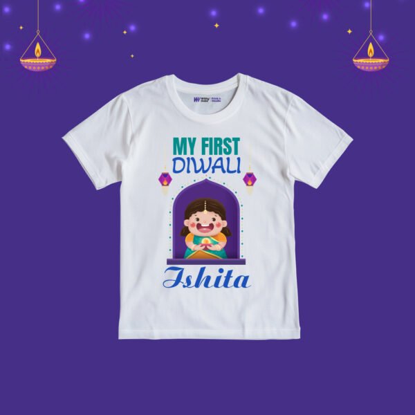 My First Diwali Ishita Customize T-Shirt