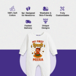 My First Diwali Meera Customize romper - Image 4
