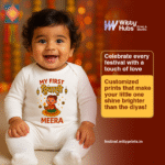 My First Diwali Meera Customize romper - Image 2