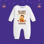 My First Diwali – Bright Like The Diyas _kiran-Customize romper