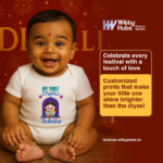 My first Diwali Ishita Customize Onesie_Rompe - Image 2