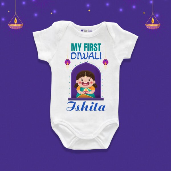My first Diwali Ishita Customize Onesie_Rompe