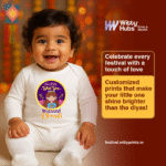 Wish You Blessed Diwali Customize romper - Image 2