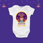 Wish you blessed Diwali Customize Onesie_Romper