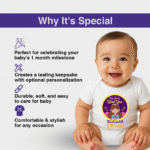 Wish you blessed Diwali Customize Onesie_Romper - Image 3