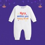 Wishes You Happy Diwali kyra  Customize romper