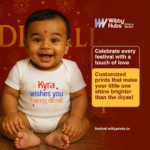 wishes you happy diwali Customize Onesie_Romper - Image 2