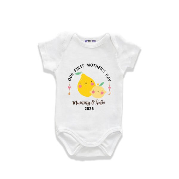 Our first mother's day mummy & sofia 2026 Customized Onesie
