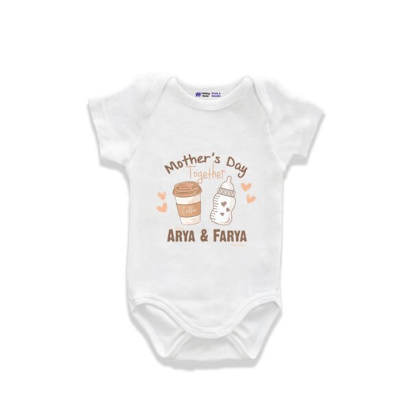 Mother's day together arya & farya Customized Onesie