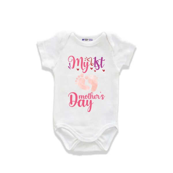 My 1st mother's day Customized Onesie