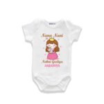 Nana nani ki nanhi Gudiya aaradhya Customized Onesie