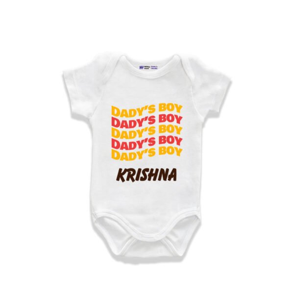 Daddy's boy krishna Customized Onesie