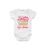 Just a girl with daddy love syd Fatima Customized Onesie