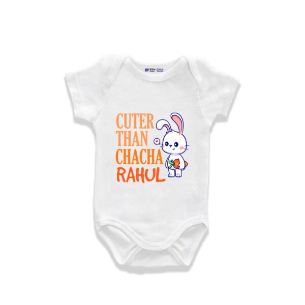 Cuter than chahcha Rahul Customized Onesie