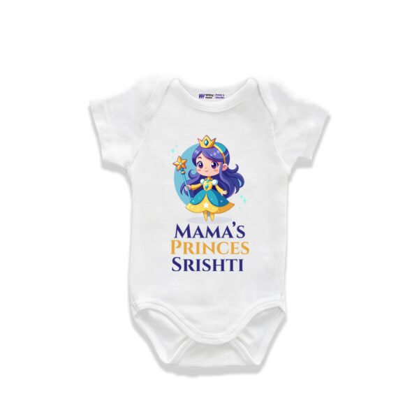 Mama's princes Srishti Customized Onesie