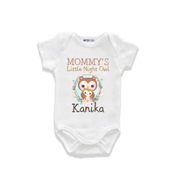Mommy's little night owl kanika Customized Onesie