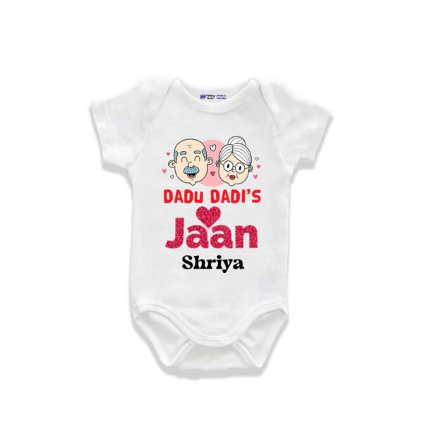 Dadu dadi's jaan shriya Customized Onesie
