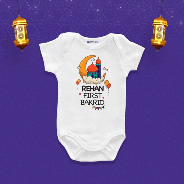 Rehan first bakra eid Customized Onesie