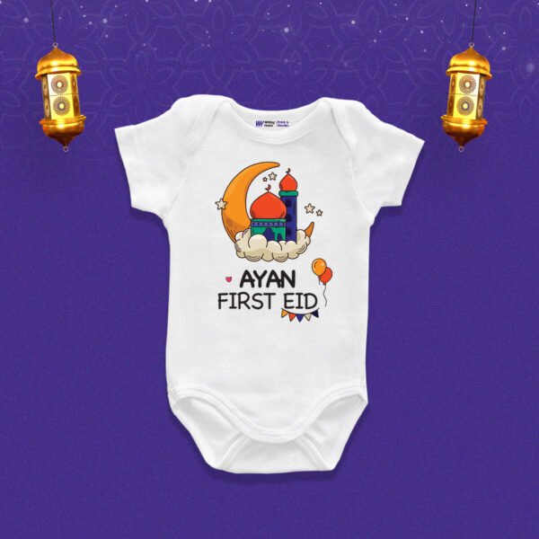 Ayan first eid Customized Onesie