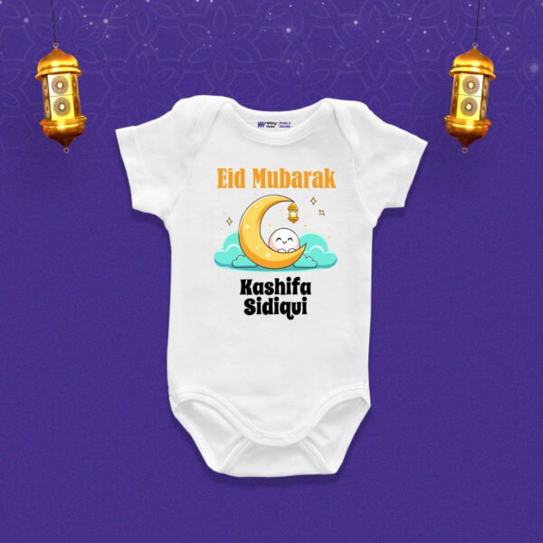 Eid mubarak kashifa sidhiqui Customized Onesie