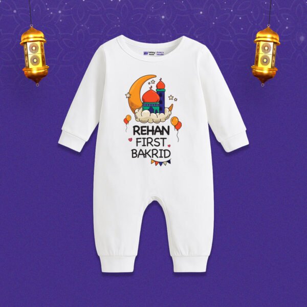 Rehan first bakra eid Customized Romper