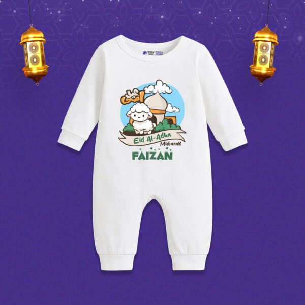 Eid Al-Adha Mubarak faizan Customized Romper