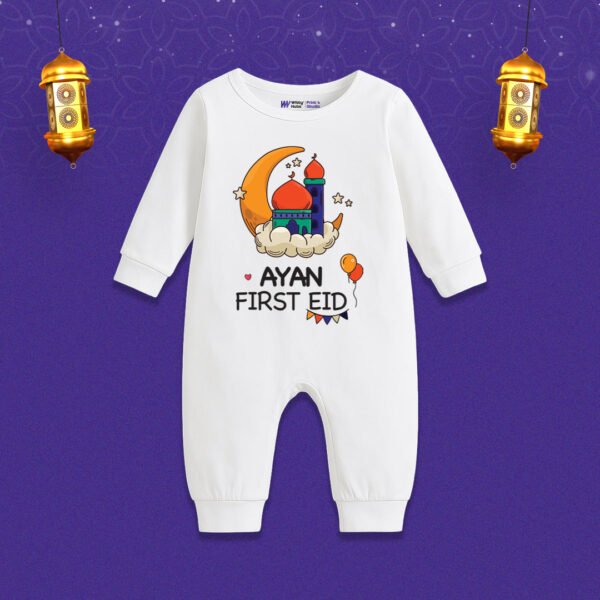 Ayan first eid Customized Romper
