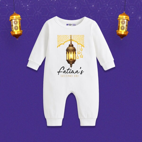 fatima's second eid Customized Romper