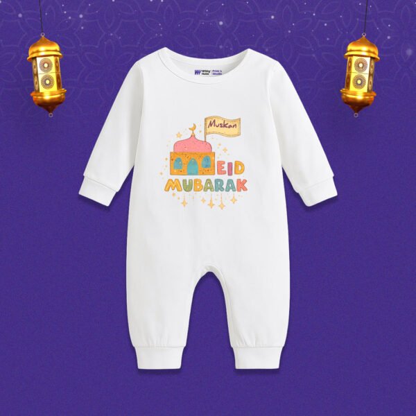 Muskan eid mubarak Customized Romper