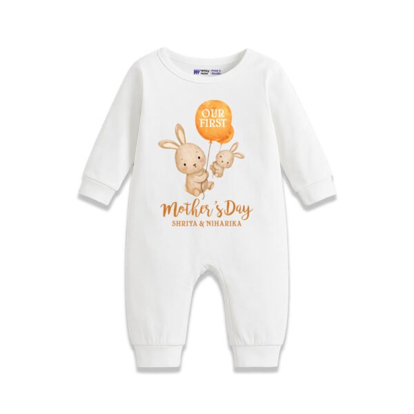 Our first mother's day mummy & niharika Customized Romper