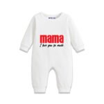 mama i love you so much Customized Romper