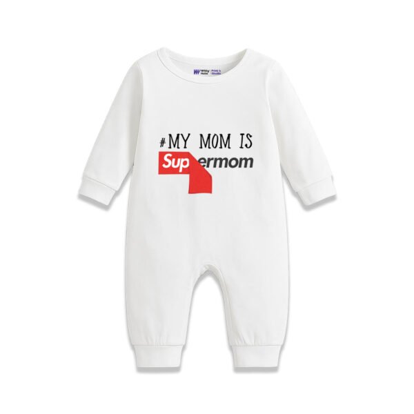 My mom is supermom Customized Romper