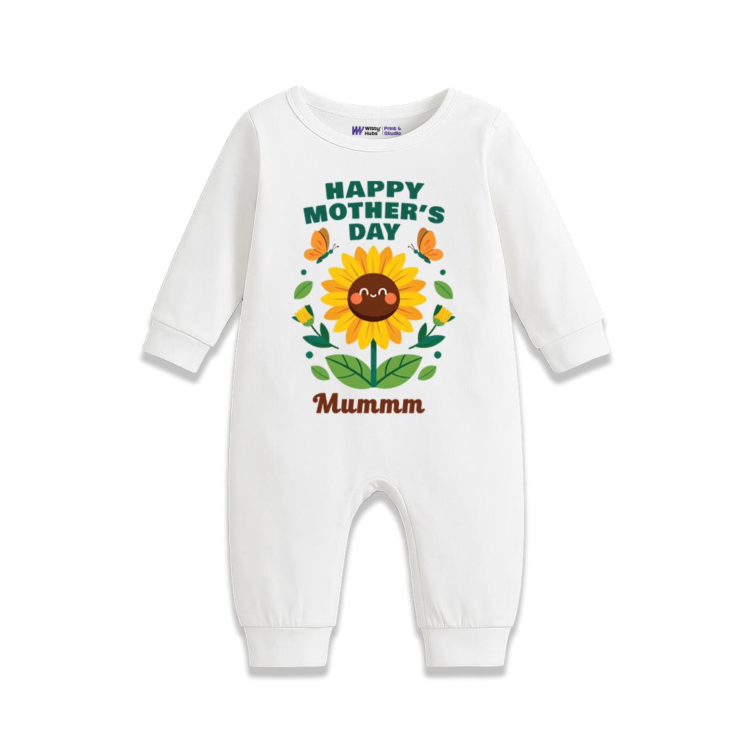 White-S1__Mothersday-24 Happy mother's day mummm Customized Romper - Image 1