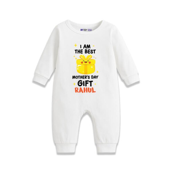 I am the best mother's day gift Rahul Customized Romper