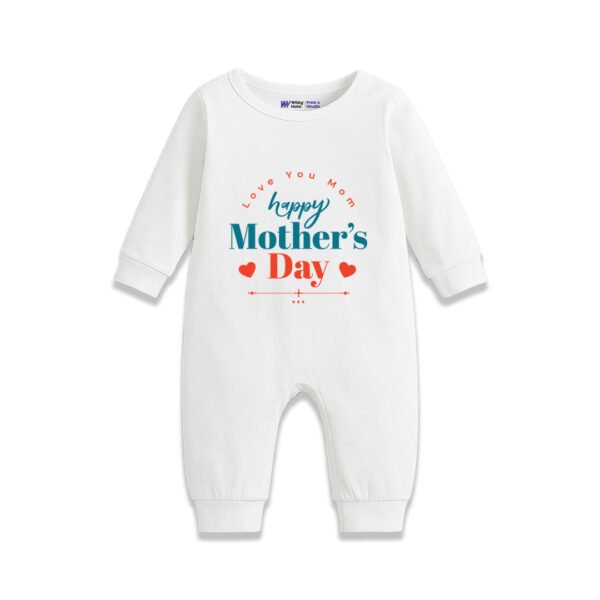 Love you mom happy mother's day Customized Romper