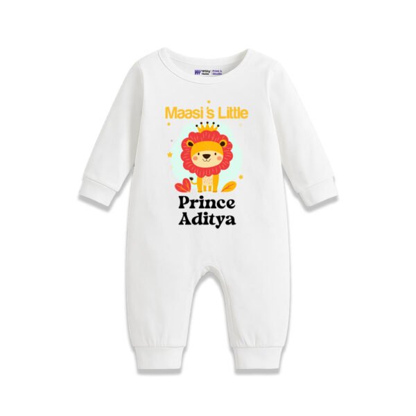Maasi's little prince Aditya Customized Romper