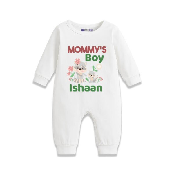 mommy's boy ishaan Customized Romper