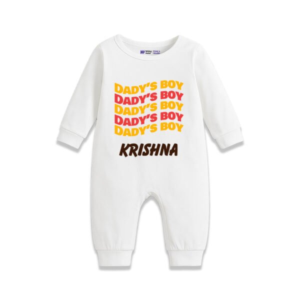Daddy's boy krishna Customized Romper
