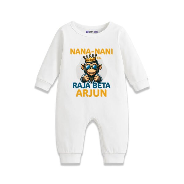 Nana-nani ka raja beta arjun Customized Romper