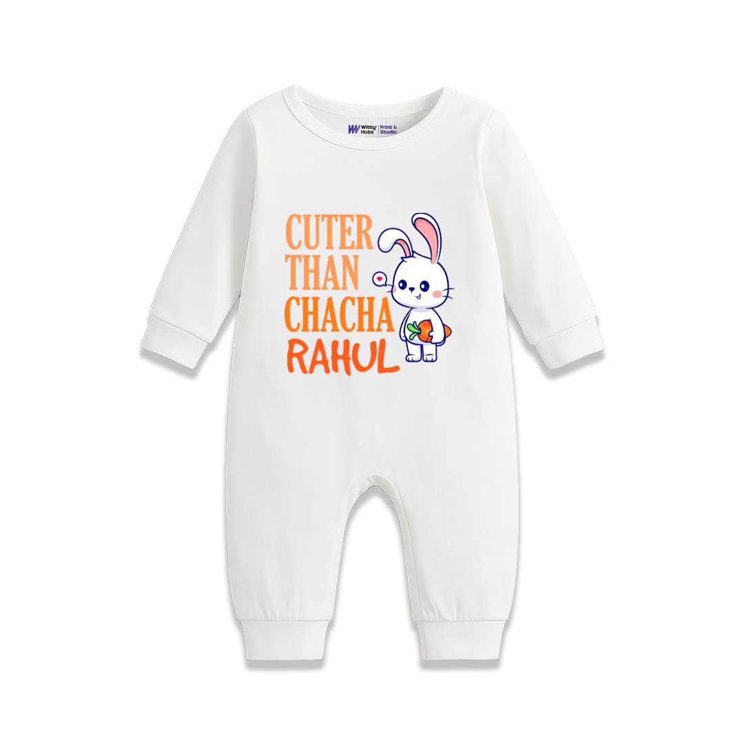 White-S1__Relationship-designs-Light-13 Cuter than chahcha Rahul Customized Romper - Image 1