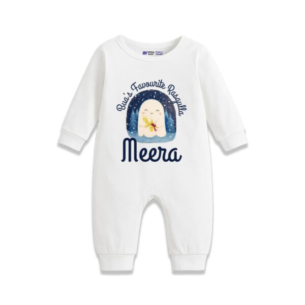 Bua's favourite rasgulla meera Customized Romper