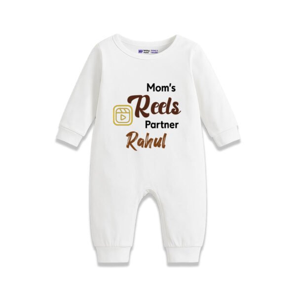 Mom's reels partner Rahul Customized Romper