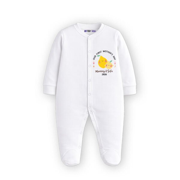 Our first mother's day mummy & sofia 2026 Customized Sleep Suit
