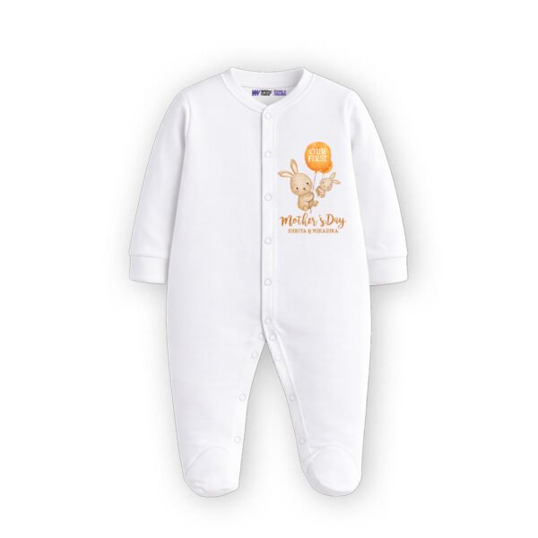 Our first mother's day mummy & niharika Customized Sleep Suit