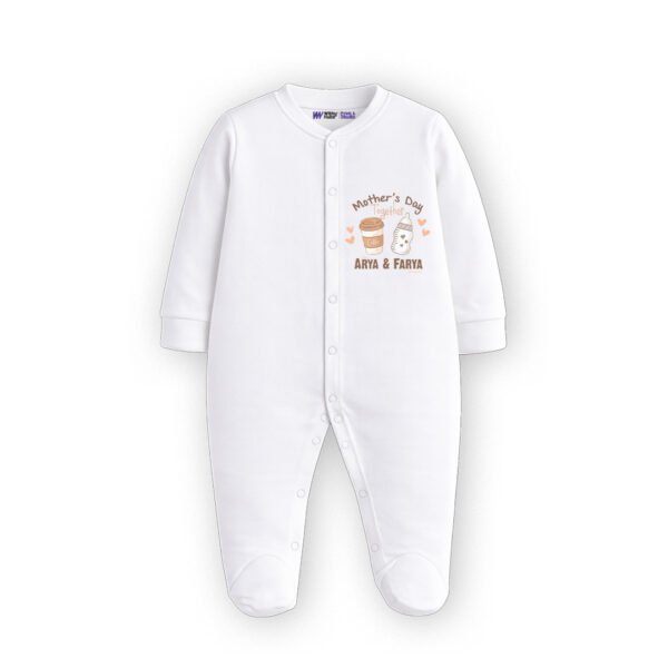 Mother's day together arya & farya Customized Sleep Suit