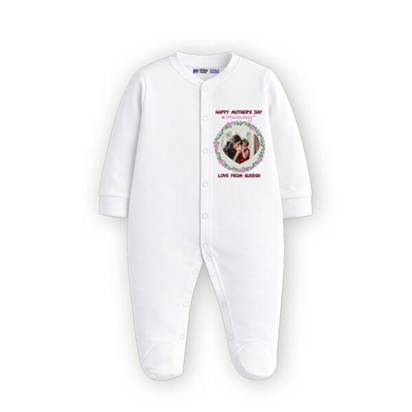 happy mother's day mummy love from sukesh Customized Sleep Suit