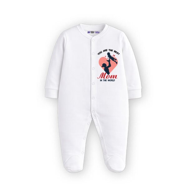 You are the best mom in the world Customized Sleep Suit