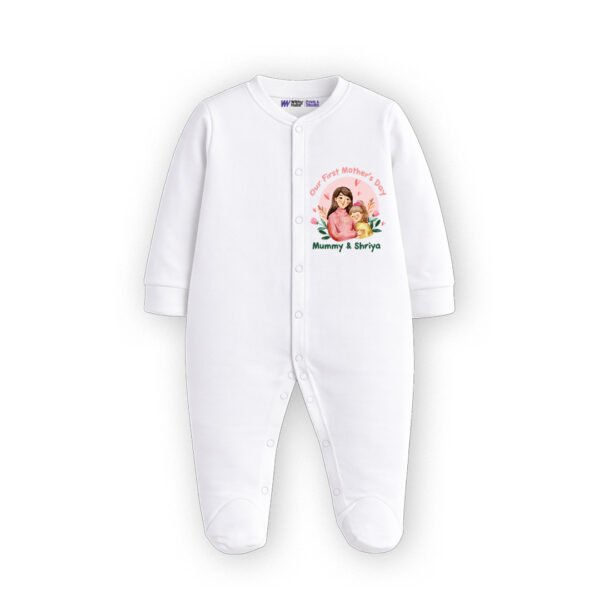 Our first mother's day mummy & shriya Customized Sleep Suit